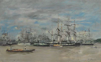 Burdeos, el puerto, 1874