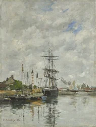 Deauville, la cuenca del barco, 1887