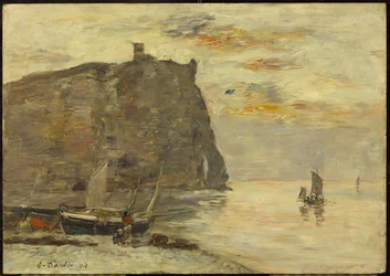 Acantilados en Étretat, 1894