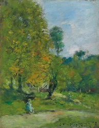 Jardín en Fervaques, 1872