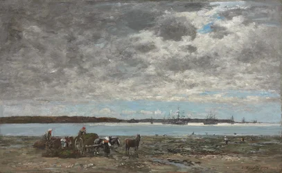 Cosecha de algas, puerto de Brest