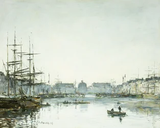 Le Havre, El Bassin du Commerce, 1894