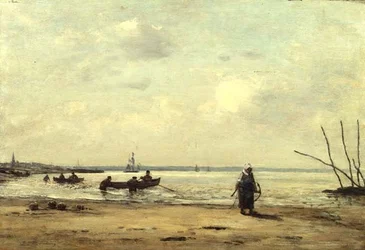 Marea baja cerca de Honfleur, c.1864-66