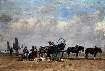 El Carro de Pescado, Berck, c.1880