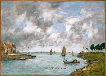 La desembocadura del río Somme, St. Valery-sur-Somme, 1891