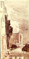 La terraza de un castillo