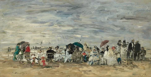 Trouville, Escena de playa
