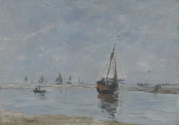 Trouville en marea baja, c.1888-95