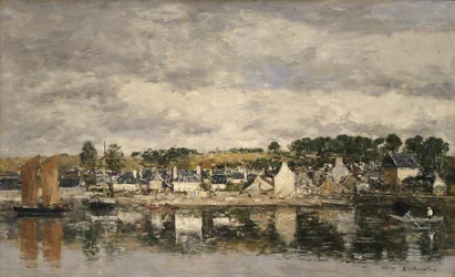 Pueblo junto a un río