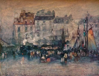 La salida del tren de marina, c. 1907