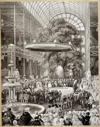 Inauguración de la Exposición Mundial de 1851 en Londres por Lami