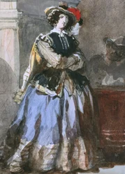 Retrato de mujer, siglo XIX