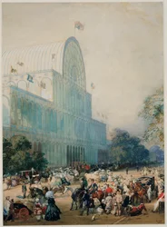 La inauguración del Palacio de Cristal, 1851
