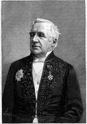 Retrato del Barón Félix Hippolyte Larrey (1808-1895), cirujano francés, miembro de la Academia de Ciencias y de la Academia de Medicina.