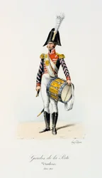 Gardes de la Porte, Tamborilero, 1814-15