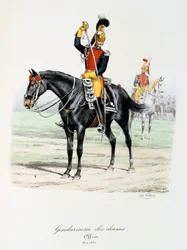 Gendarmería de las Cazas, 1815-30