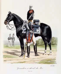 Granaderos a Caballo del Rey, 1814-15