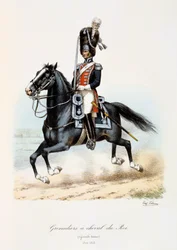 Granaderos a Caballo del Rey, Gran Uniforme, 1814-15