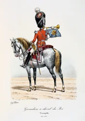 Granaderos a Caballo del Rey, Trompetista, 1814-15