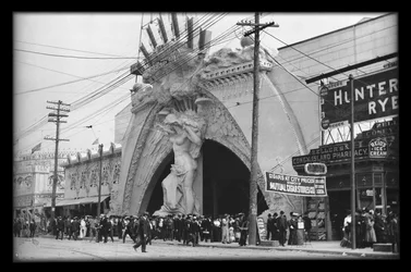 Entrada a Dreamland, 1908