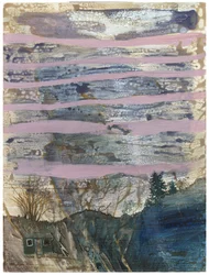 Sombras del bodegón (óleo y pigmento sobre lino)