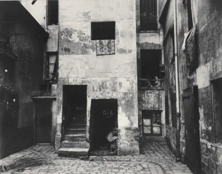 Patio, 41 rue Broca, París, 5º Arrondissement, 1912