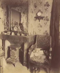 Interior de una casa de clase trabajadora, rue de Romainville
