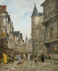 Calle Saint-Romain, Ruan. 1895