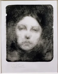 Cabeza de una joven, 1890