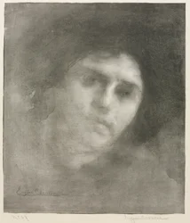 Madame Eugène Carrière (gran placa)