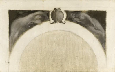 Boceto para el Salón de las Ciencias del Hôtel de Ville de París: Botánica - Medicina, hacia 1889 (lápiz, óleo sobre lienzo)