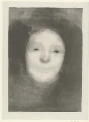 Estudio de la cabeza de una mujer sonriente
Elise riendo
Etude de Femme ou Elise riant
L