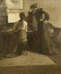 El pianista, c.1900