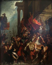 En francés:  La justice de Trajan La justicia de Trajano