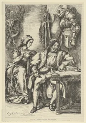 Goetz von Berlichingen escribiendo sus memorias