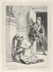 Hamlet intenta matar al rey, 1834-43