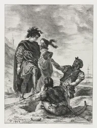 Hamlet: Hamlet y Horacio con los Sepultureros