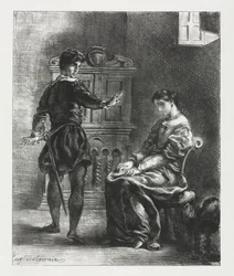 Hamlet: Hamlet y Ofelia