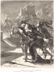 Hamlet Desea Seguir al Fantasma de su Padre Acto I, Escena IV, 1835