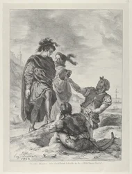 Hamlet y Horacio ante los sepultureros, 1843