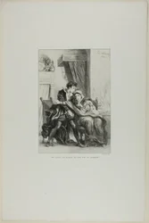 Hamlet y la Reina, lámina 10 de Hamlet