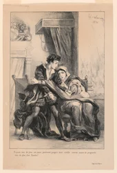 Ilustración para Hamlet: Hamlet y la Reina (III,4)