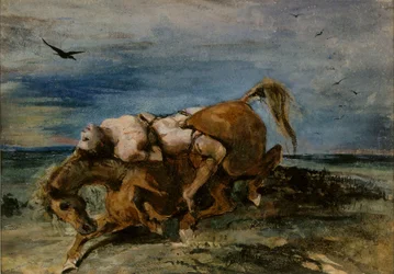 Mazeppa en el caballo moribundo, 1824