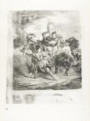 Weislingen atacado por los hombres de Goetz