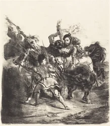 Weislingen Atacado por las Fuerzas de Goetz