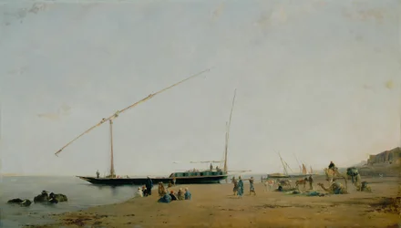 En el Nilo, Cerca de Philae, 1871