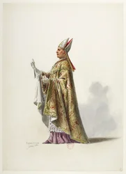 Btv1b84558104 08 - Saint-Saëns - Enrique VIII - Maquettes de costumes - Lacoste - 8th Costume