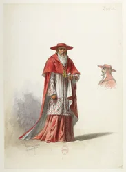 Btv1b84558104 27 - Saint-Saëns - Enrique VIII - Modelos de trajes - Lacoste - 27. Prelado