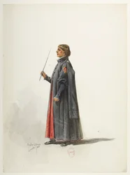 Btv1b84558104 28 - Saint-Saëns - Enrique VIII - Maquettes de costumes - Lacoste - 28º Traje