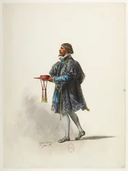 Btv1b84558104 34 - Saint-Saëns - Enrique VIII - Maquettes de costumes - Lacoste - 34. Vestuario